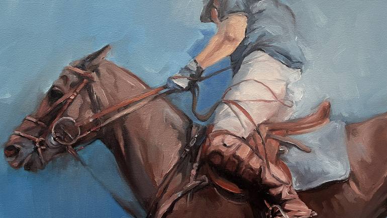 Original Contemporary Horse Painting by Zil Hoque