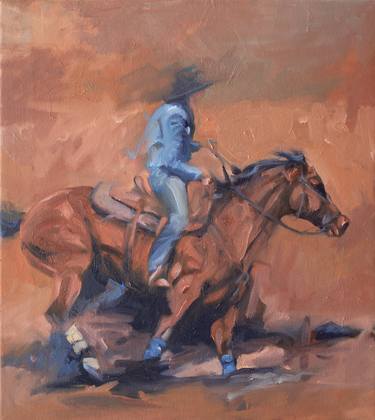 Original Expressionism Horse Paintings by Zil Hoque