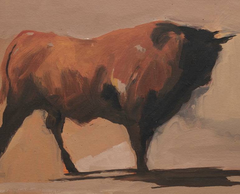 Original Expressionism Animal Painting by Zil Hoque