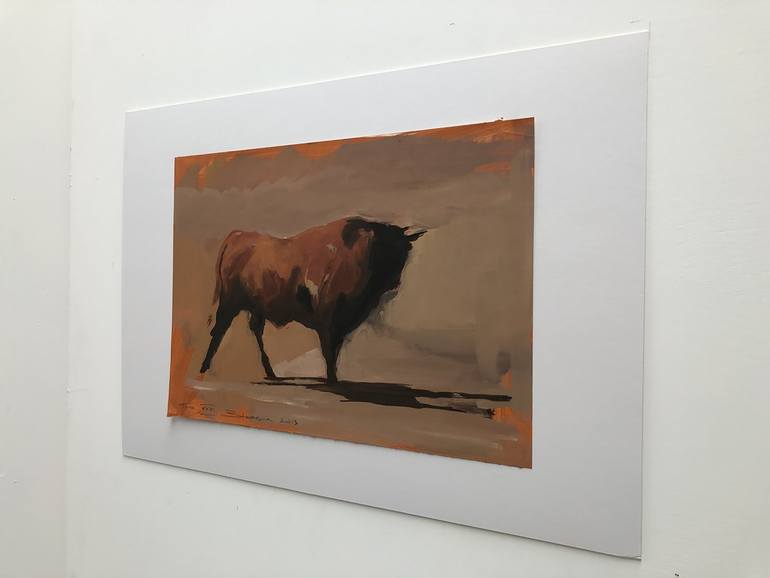 Original Expressionism Animal Painting by Zil Hoque