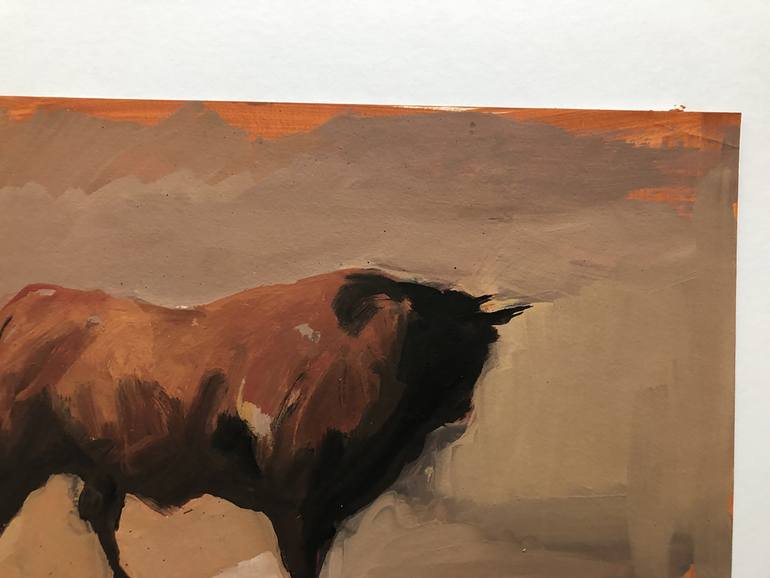 Original Expressionism Animal Painting by Zil Hoque