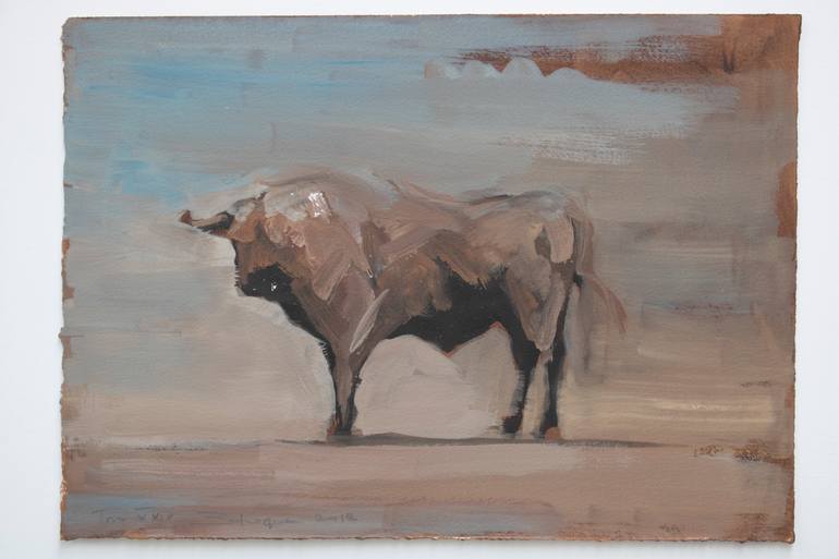 Original Expressionism Animal Painting by Zil Hoque