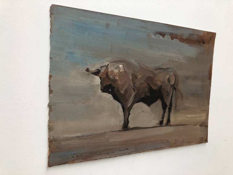 Original Expressionism Animal Painting by Zil Hoque