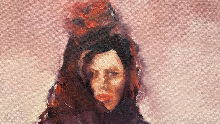 Original Expressionism Women Painting by Zil Hoque