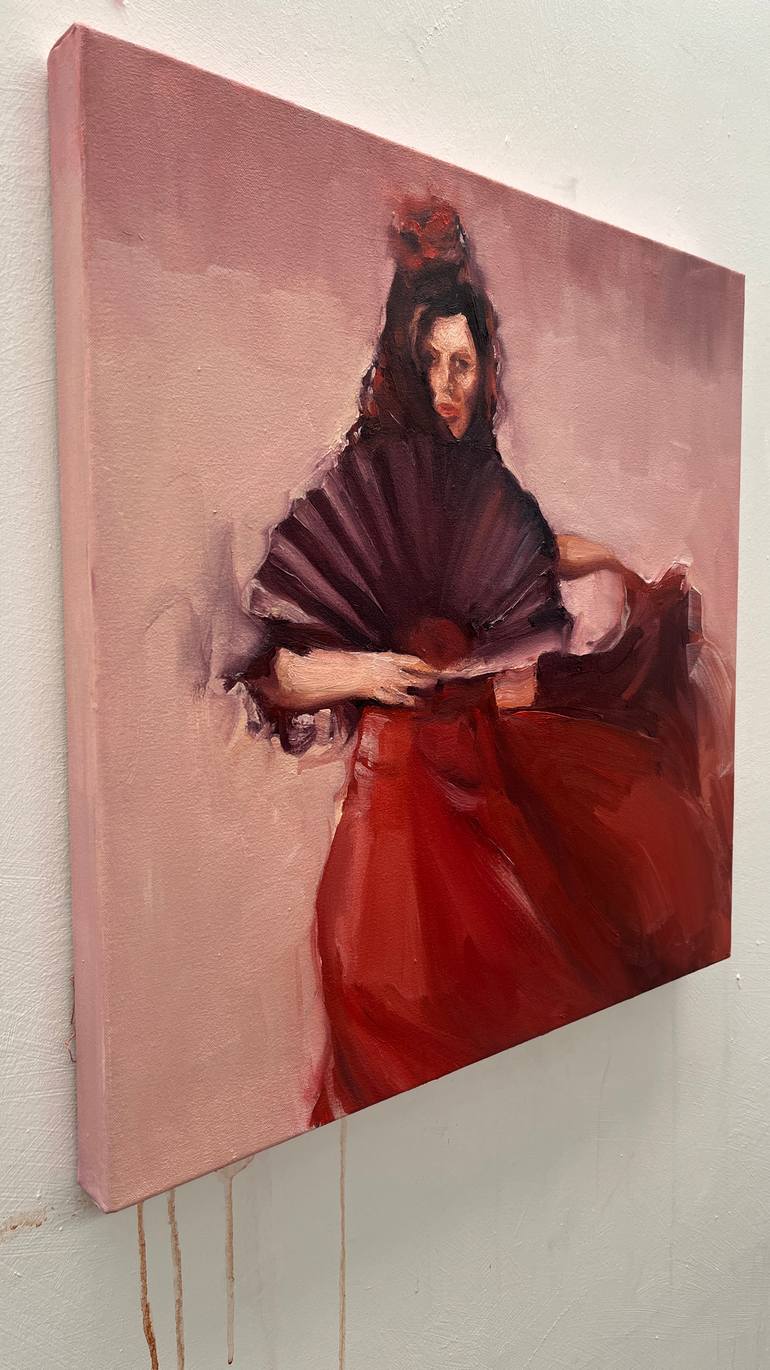 Original Expressionism Women Painting by Zil Hoque