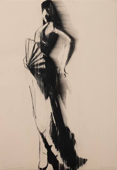 Original Contemporary Women Drawings by Zil Hoque