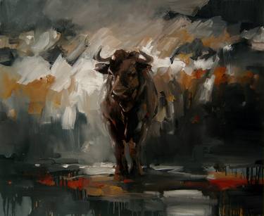 Original Expressionism Animal Paintings by Zil Hoque