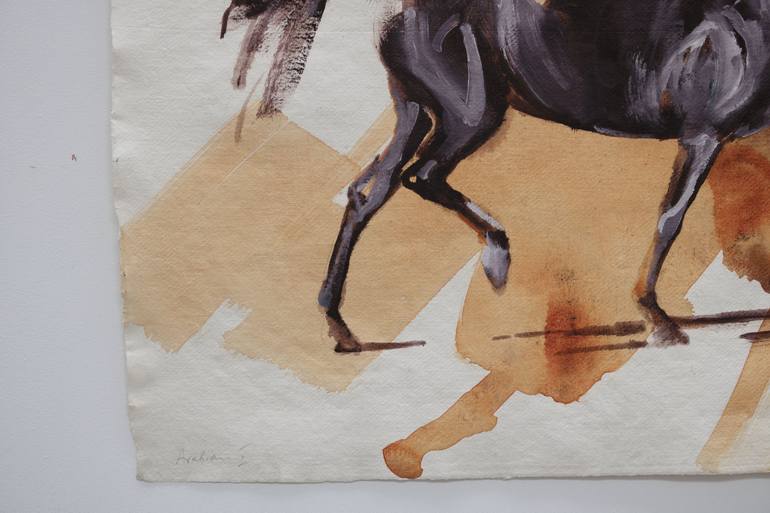 Original Modern Horse Painting by Zil Hoque