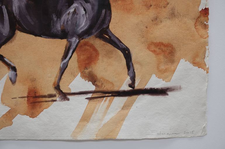 Original Modern Horse Painting by Zil Hoque