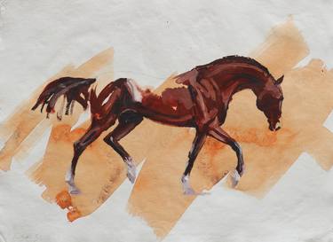 Print of Modern Horse Paintings by Zil Hoque