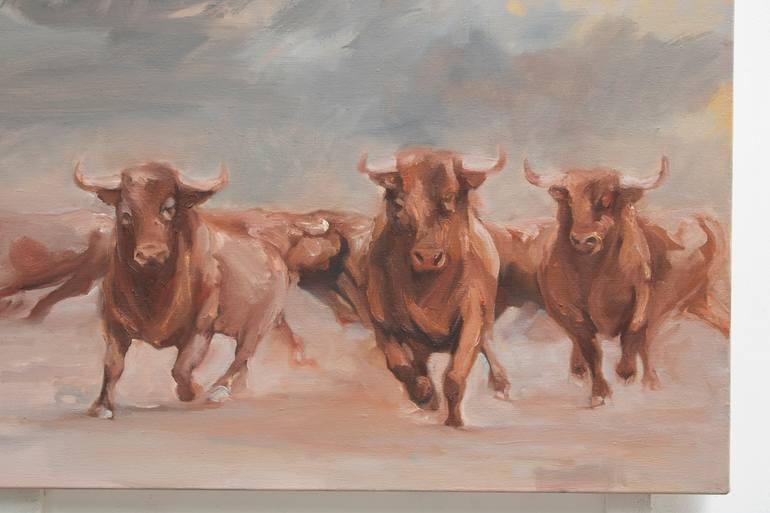 Original Expressionism Animal Painting by Zil Hoque