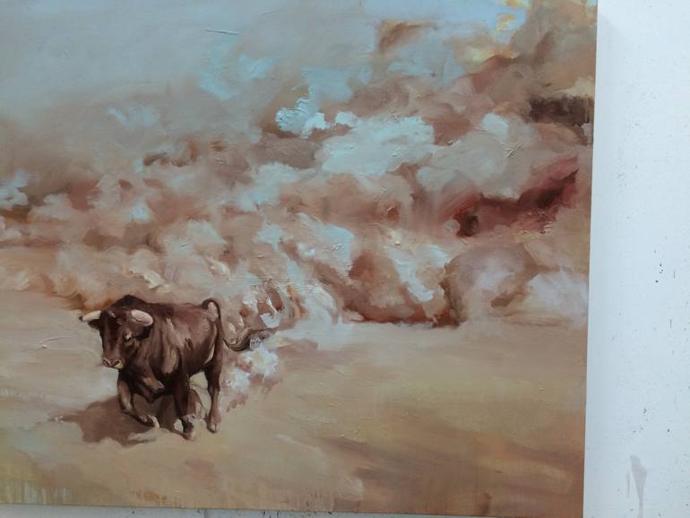 Original Expressionism Animal Painting by Zil Hoque