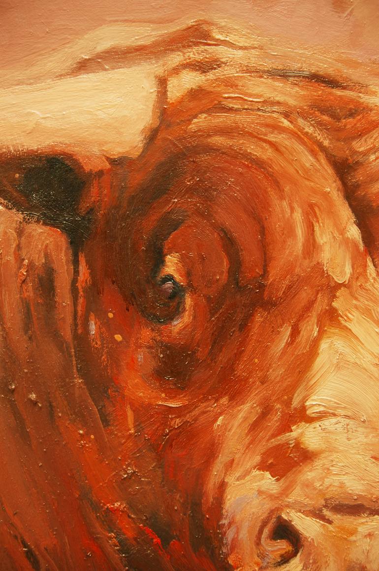 Original Expressionism Animal Painting by Zil Hoque