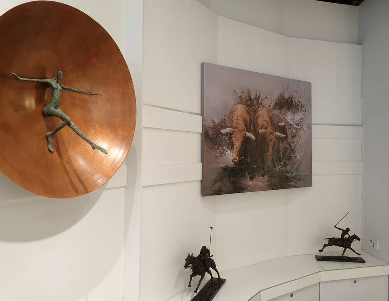 Original Expressionism Animal Painting by Zil Hoque