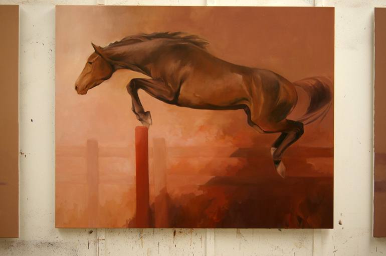 Original Horse Painting by Zil Hoque