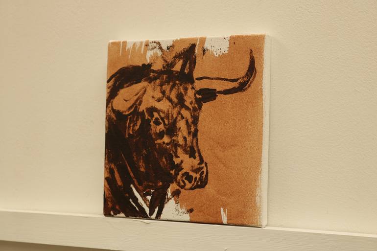 Original Expressionism Animal Painting by Zil Hoque