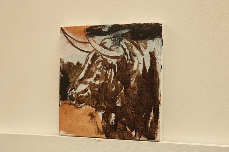 Original Expressionism Animal Painting by Zil Hoque