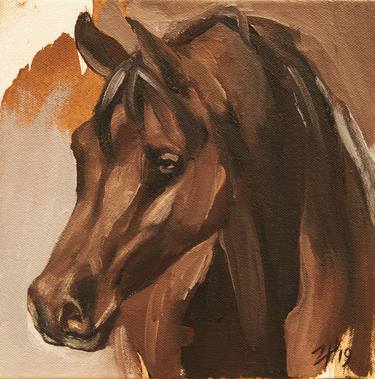 Print of Horse Paintings by Zil Hoque