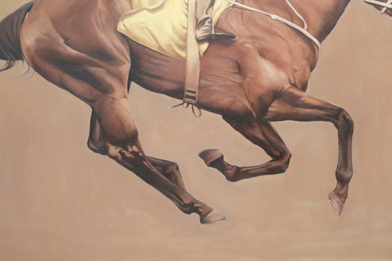 Original Figurative Horse Painting by Zil Hoque