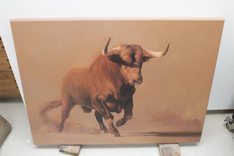 Original Realism Animal Painting by Zil Hoque