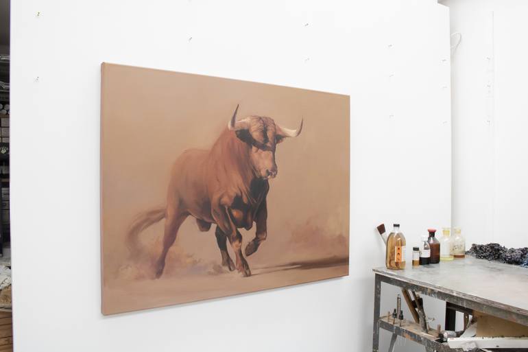 Original Realism Animal Painting by Zil Hoque