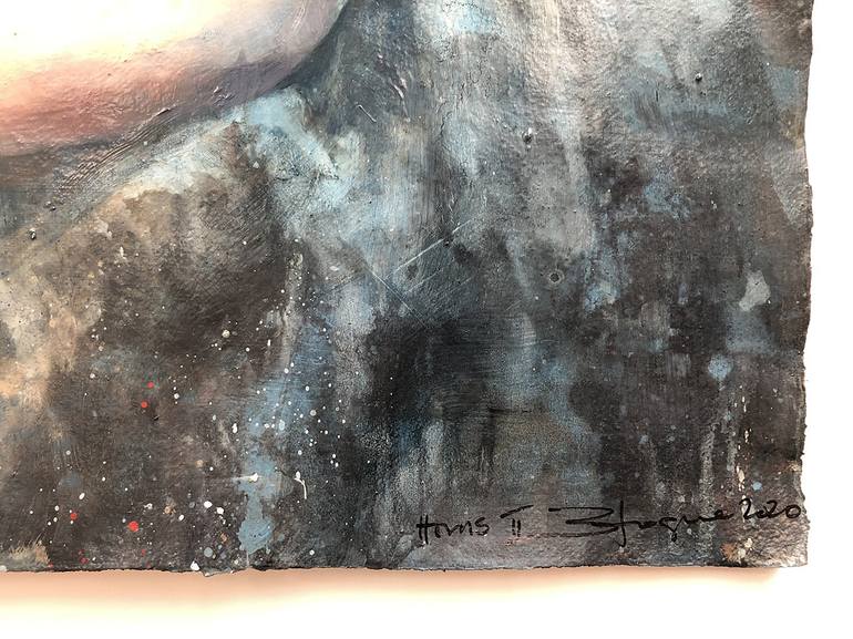 Original Expressionism Animal Painting by Zil Hoque