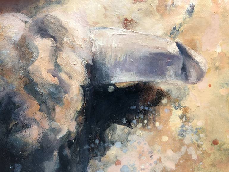 Original Expressionism Animal Painting by Zil Hoque