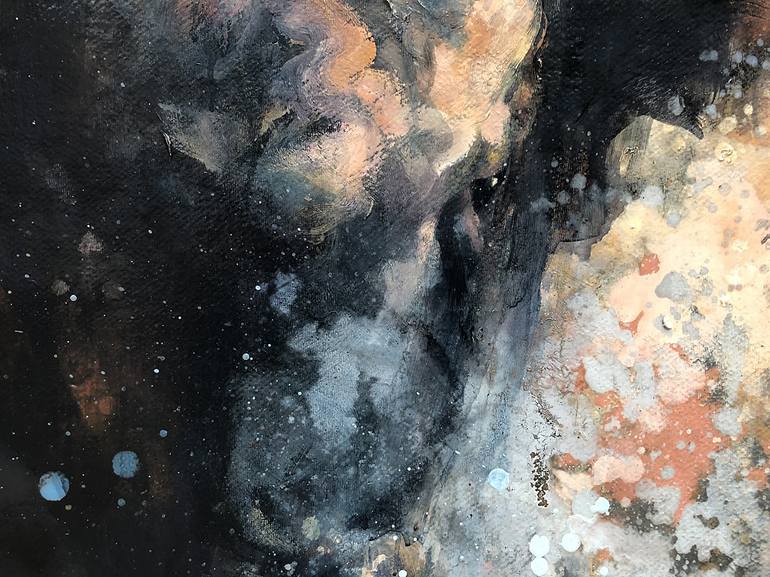 Original Expressionism Animal Painting by Zil Hoque