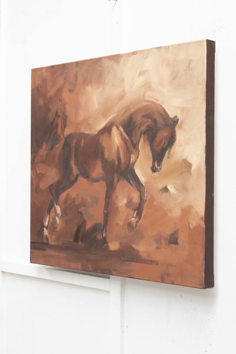 Original Modern Horse Painting by Zil Hoque