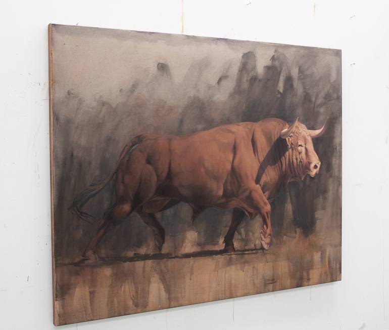Original Figurative Animal Painting by Zil Hoque
