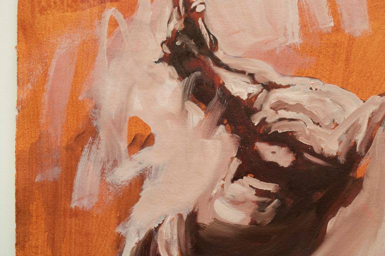 Original Expressionism Horse Painting by Zil Hoque