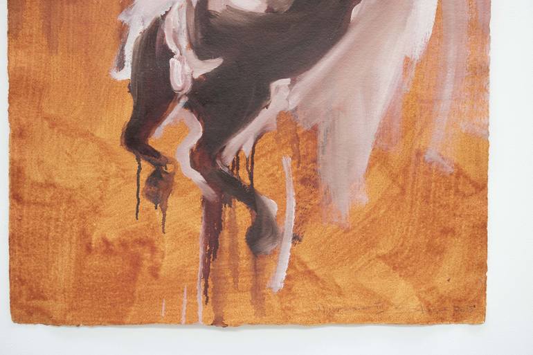 Original Horse Painting by Zil Hoque