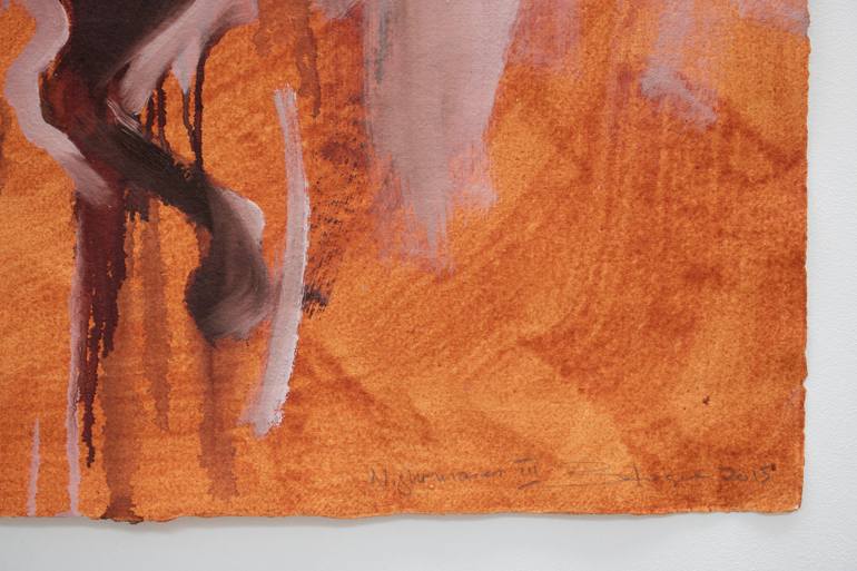 Original Expressionism Horse Painting by Zil Hoque