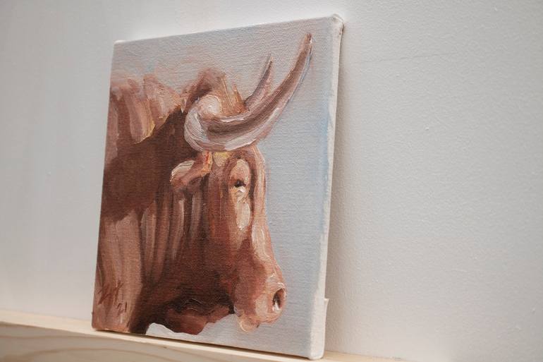 Original Expressionism Animal Painting by Zil Hoque