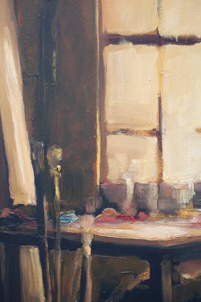 Original Expressionism Portrait Painting by Zil Hoque