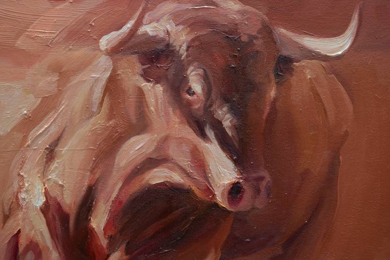 Original Expressionism Animal Painting by Zil Hoque