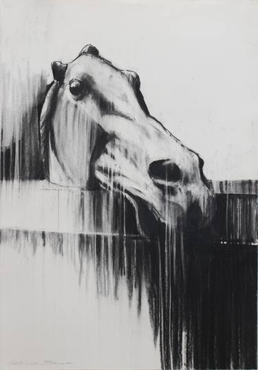 Print of Expressionism Horse Drawings by Zil Hoque