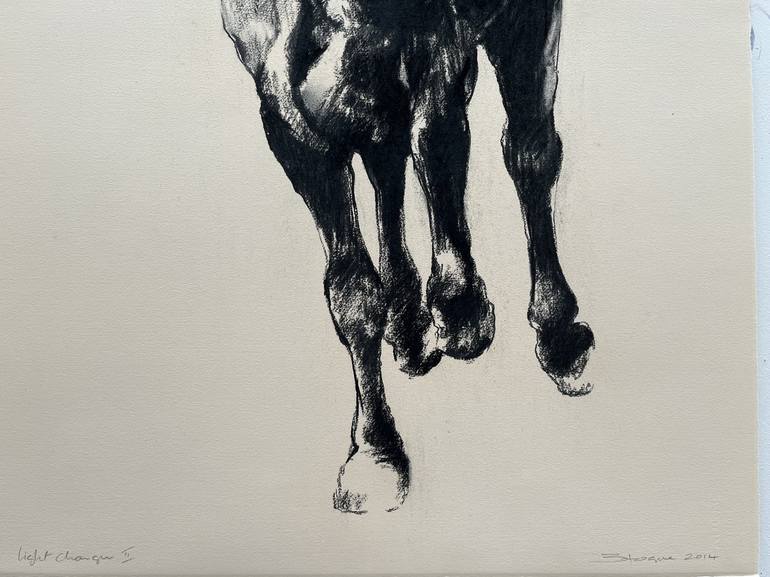 Original Horse Drawing by Zil Hoque