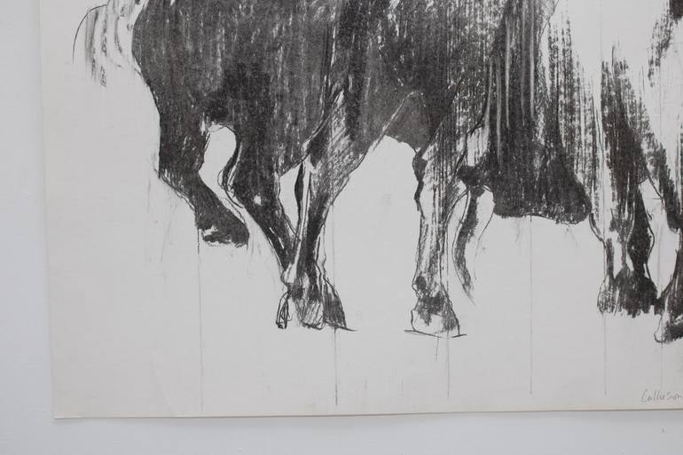 Original Expressionism Animal Drawing by Zil Hoque