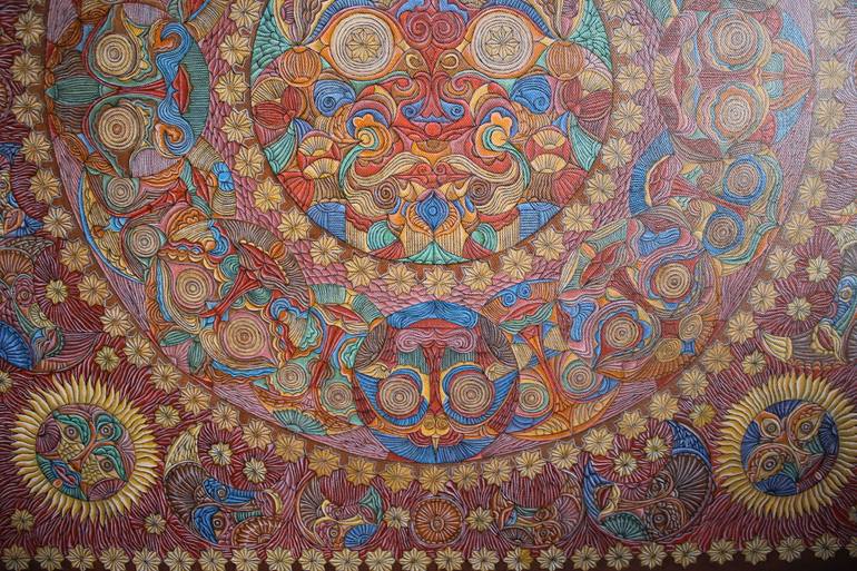 Original Abstract Expressionism Abstract Painting by Robertas Gedvilas