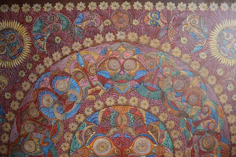 Original Abstract Expressionism Abstract Painting by Robertas Gedvilas