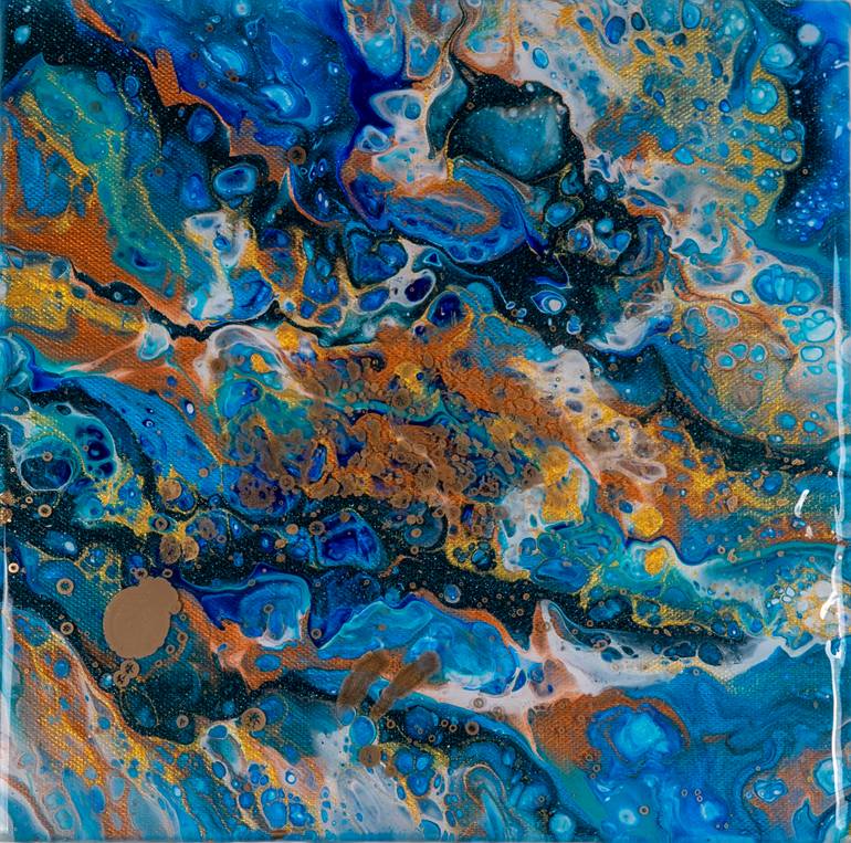 Original Abstract Painting by Vanessa Flores | Abstract Art on Canvas | Deep Set