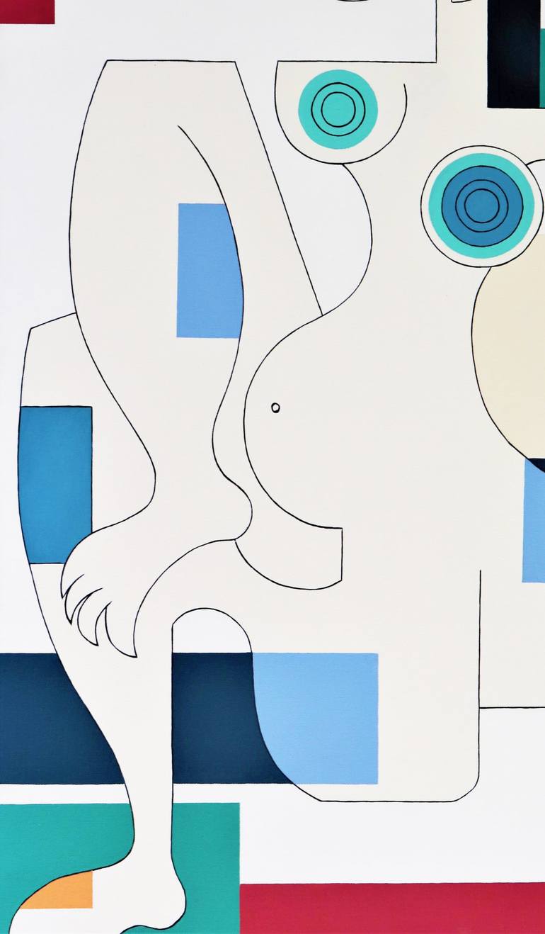 Original Nude Painting by Hildegarde Handsaeme