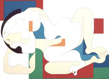 Print of Abstract Expressionism Love Paintings by Hildegarde Handsaeme