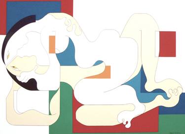 Original Abstract Expressionism Love Paintings by Hildegarde Handsaeme