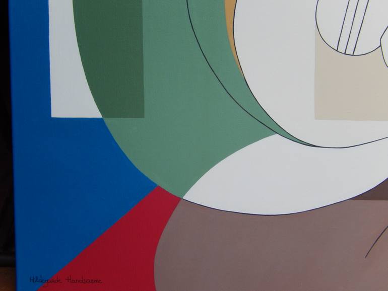 Original Abstract Music Painting by Hildegarde Handsaeme