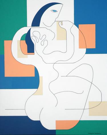 Print of Love Paintings by Hildegarde Handsaeme