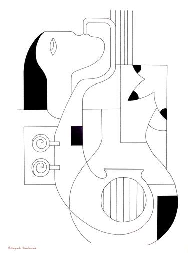 Print of Abstract Music Drawings by Hildegarde Handsaeme