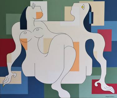 Print of Abstract Love Paintings by Hildegarde Handsaeme