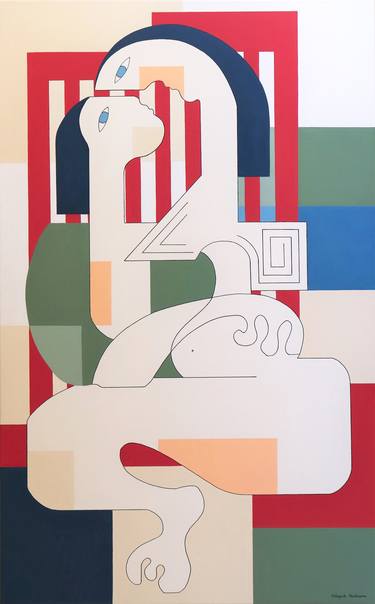 Print of Abstract Love Paintings by Hildegarde Handsaeme